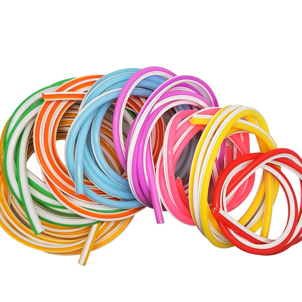 Neon segunda generacion 25 metros 6mm blanco calido