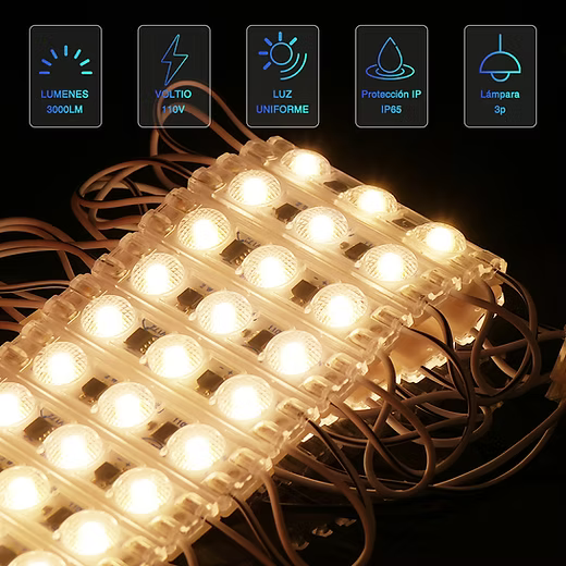 Módulo blanco calido 110v