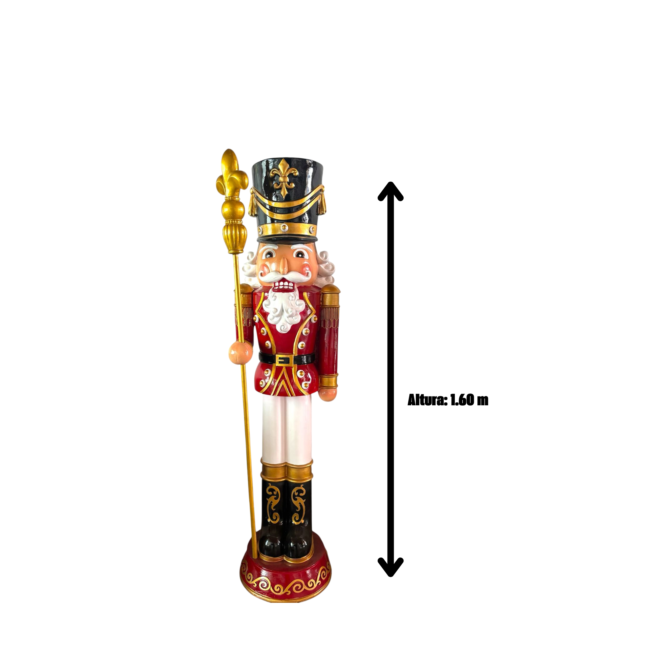 cascanueces gigante 1.60 metros de fibra de vidrio + envio gratis (Copia)