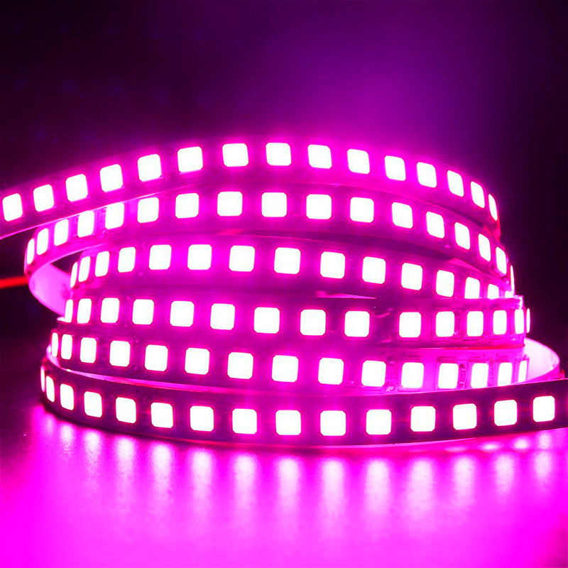 Tira led 5050  con recubrimiento color rosa