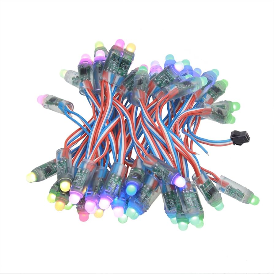 Led  Pixel Impermeable 50 piezas Ip67 15mm 5v Ws2811 gota- bala