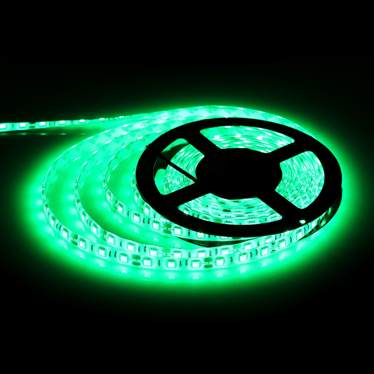 Tira led 5050  con recubrimiento color verde