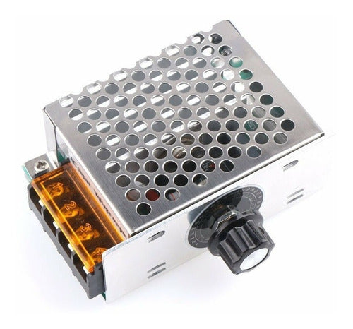 Dimmer regulador voltaje control velocidad 110 220vac 4000w