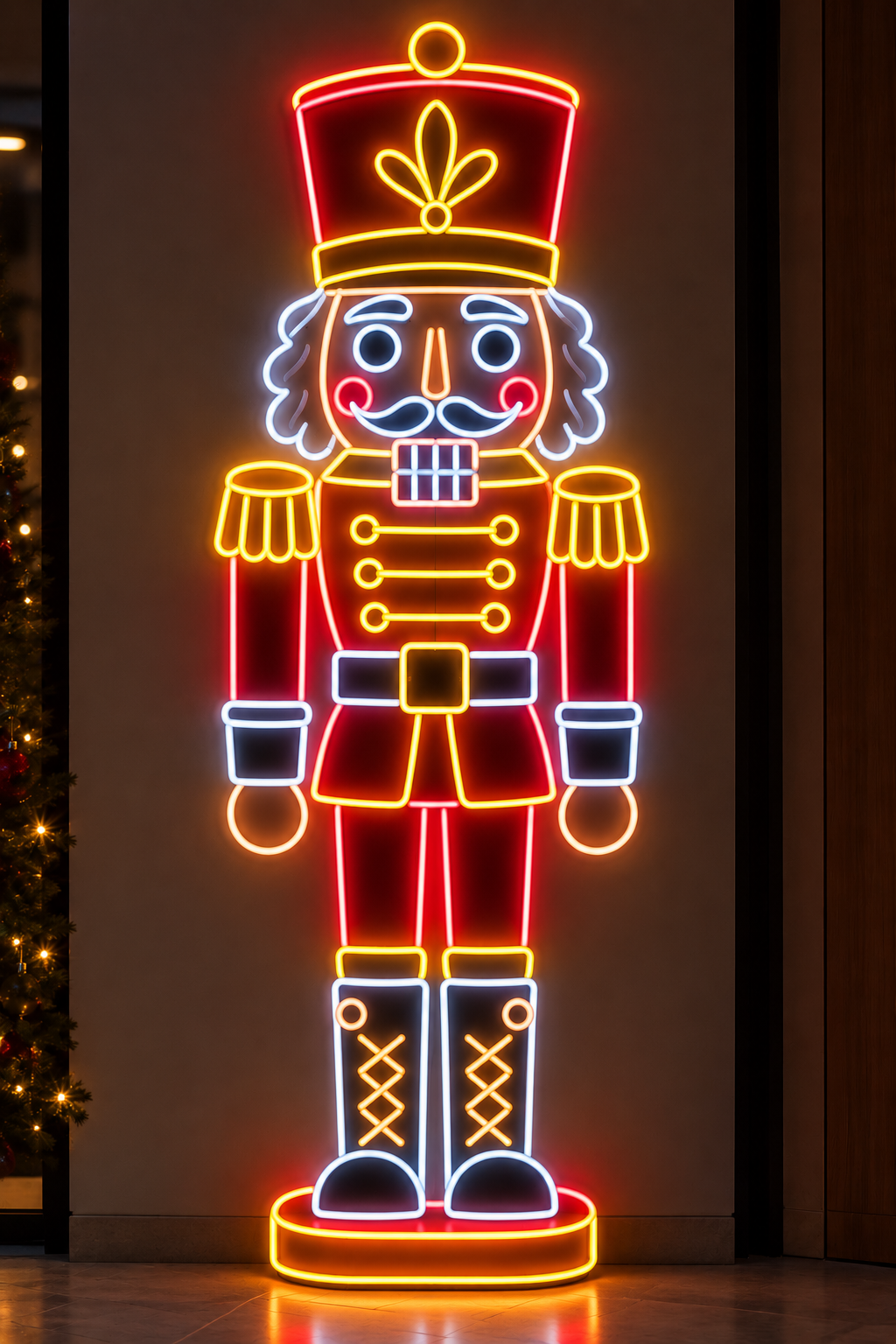 Cascanueces gigante  1.60 m  decoracion