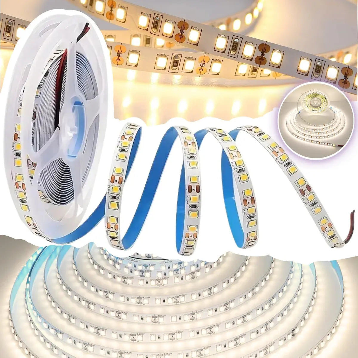 led 2835 color blanco calido sin recubrimiento