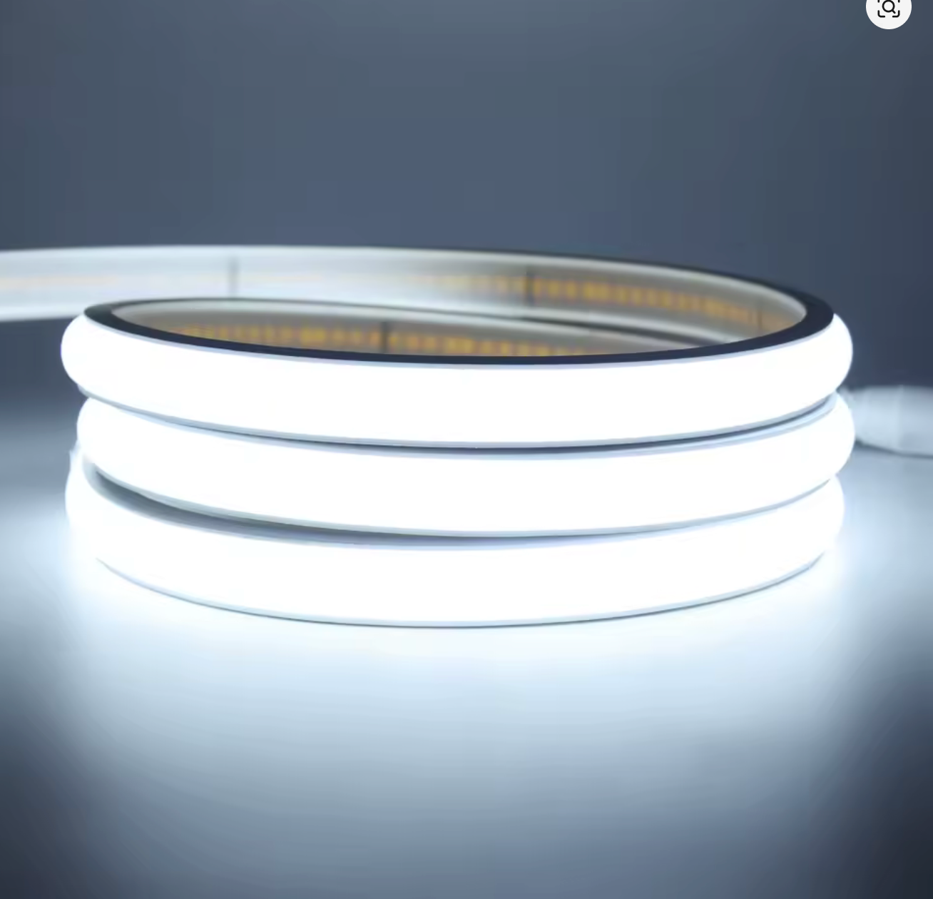Tira de luces LED Cob de tubo suave de neón de 25M superbrillante 320LEDs/m  decoración impermeable para exteriores 110V