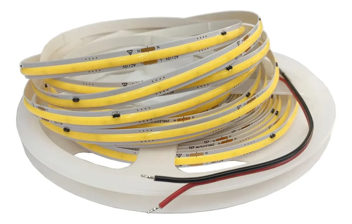 Tira COB sin recubrimiento de 10m 110v