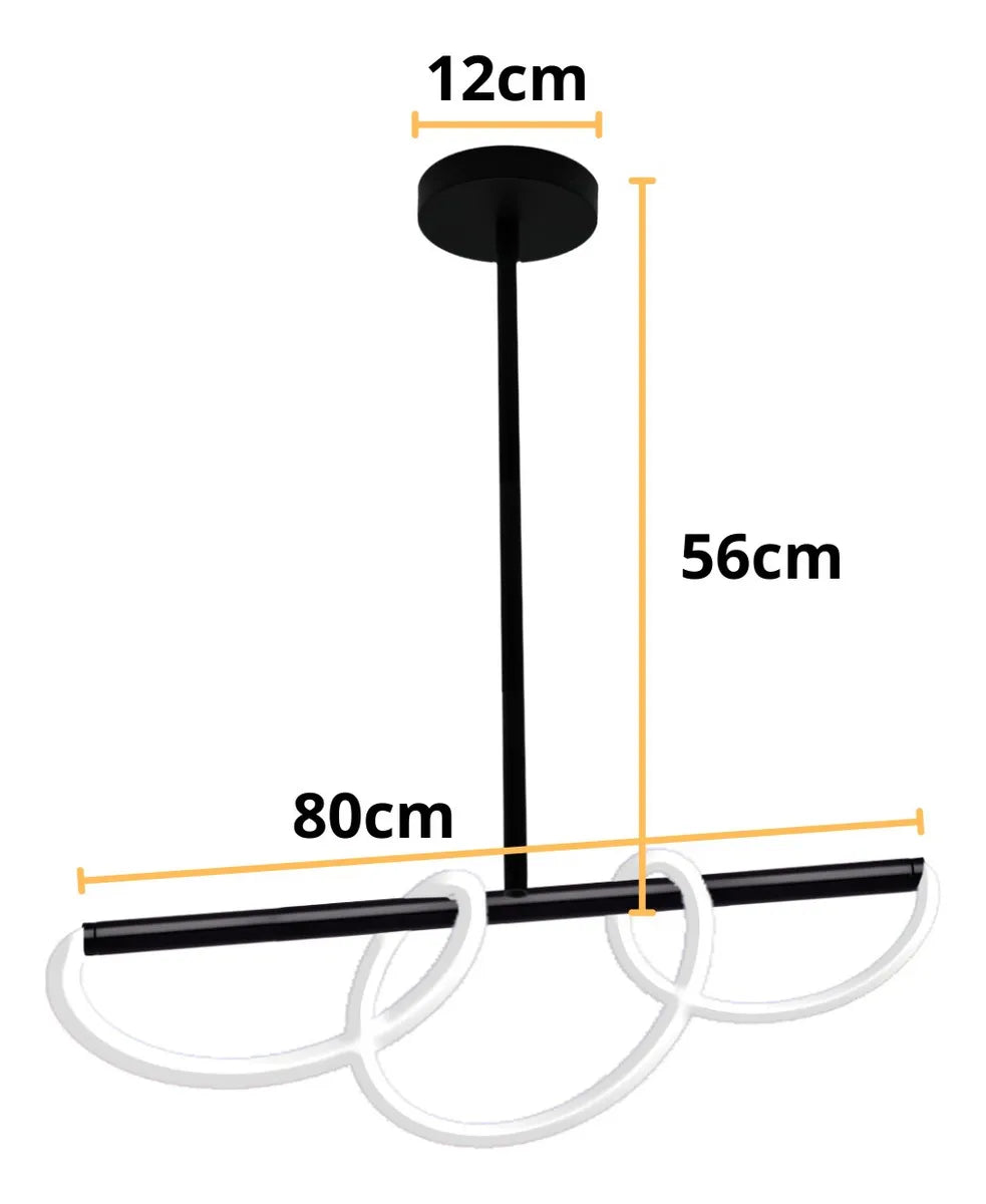 Lampara colgante 60w chica 3 temperaturas