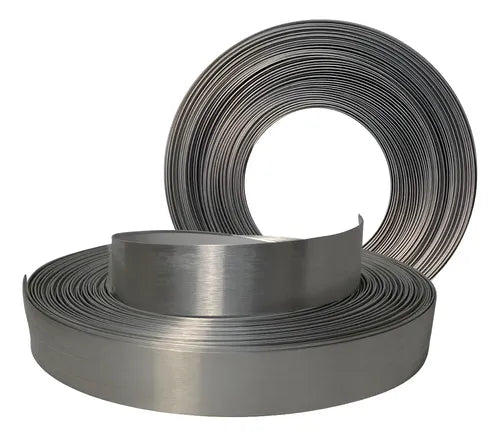 Rollo de canto 6 cm de ancho en aluminio calibre 26  100 metros