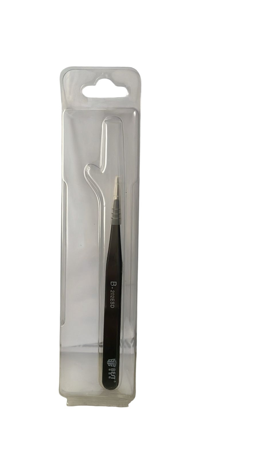 Pinza De Precisión Antiestática Acero Inoxidable Punta Fina