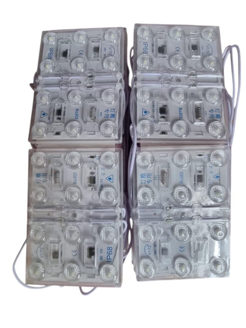 Módulo LED Cuadrado 110V Blanco Frío tira con 20 pz