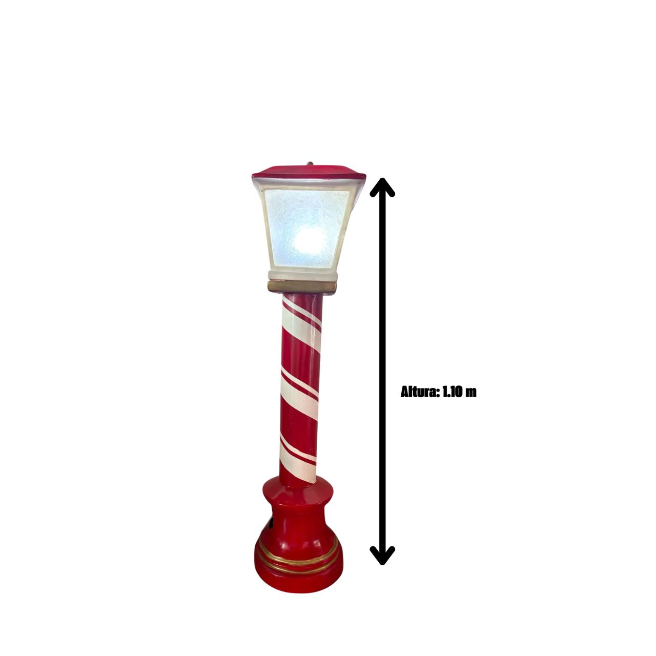farol navideño 1.10 m  de fibra de vidrio + envio gratis