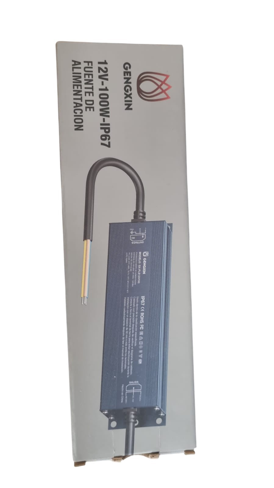 FUENTE DE ALIMENTACIÓN GENGXIN 12V 100W IP67