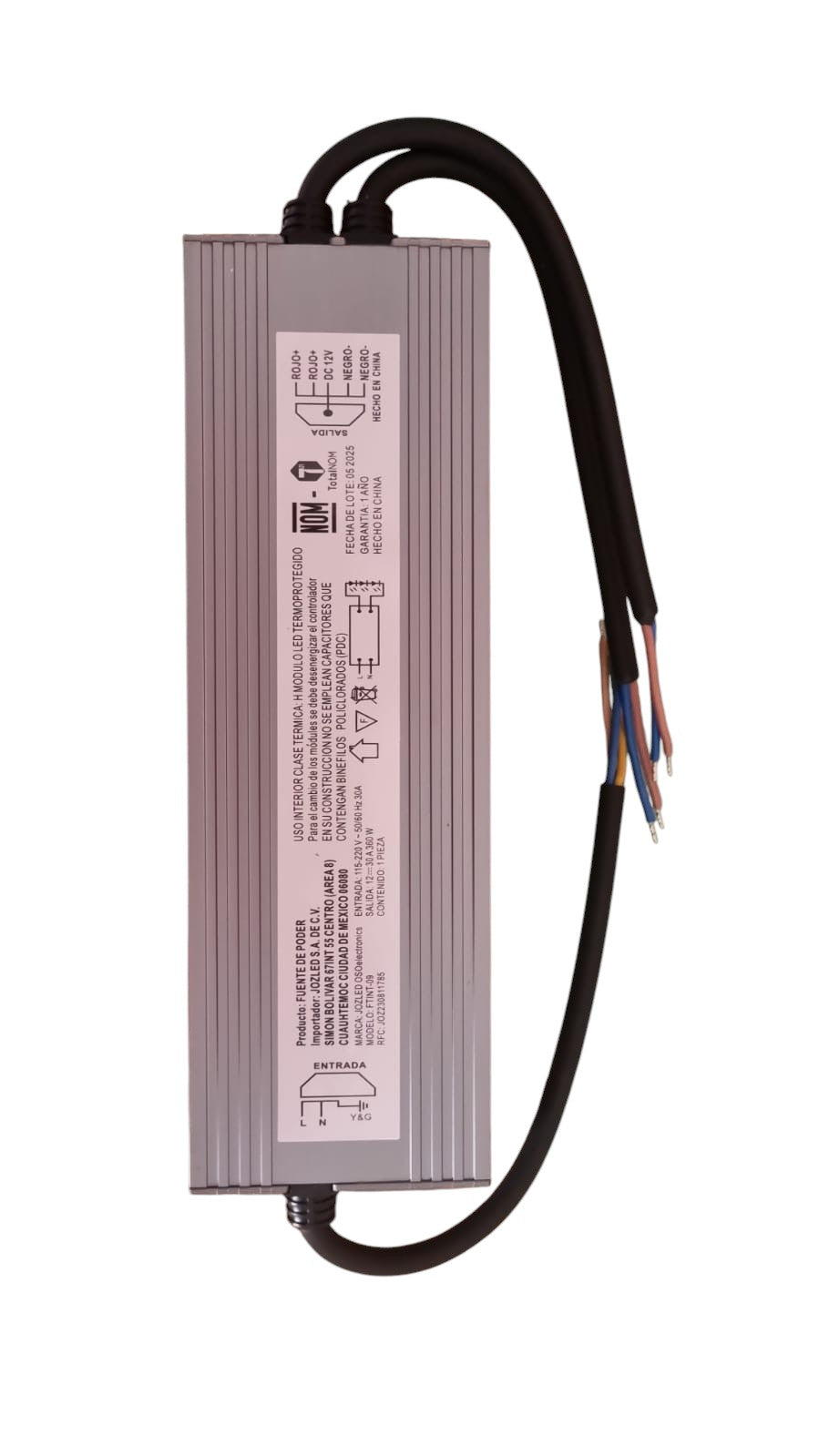 FUENTE DE PODER PARA EXTERIOR 360W 12V DC IP67