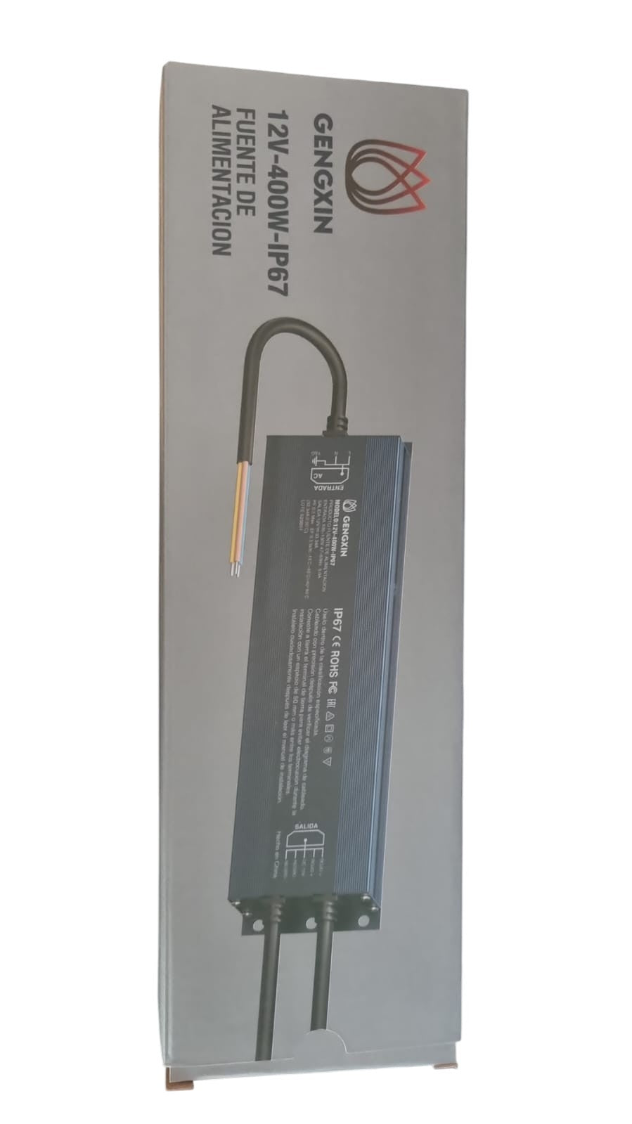 FUENTE DE ALIMENTACIÓN GENGXIN 12V 400W IP67
