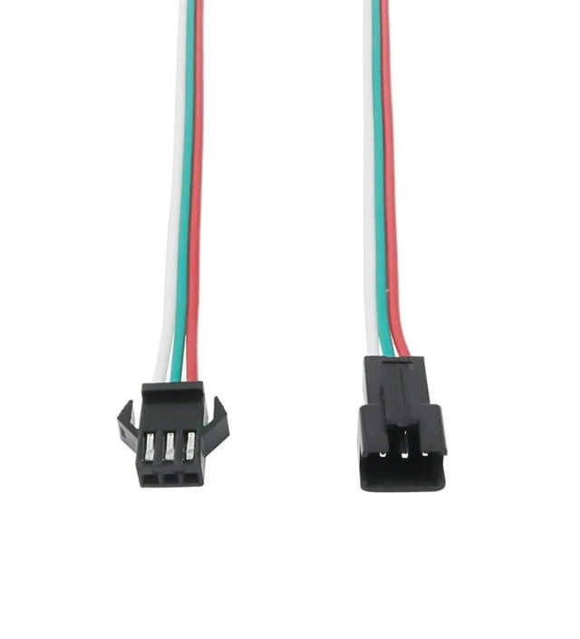 Conector pixel hembra y macho