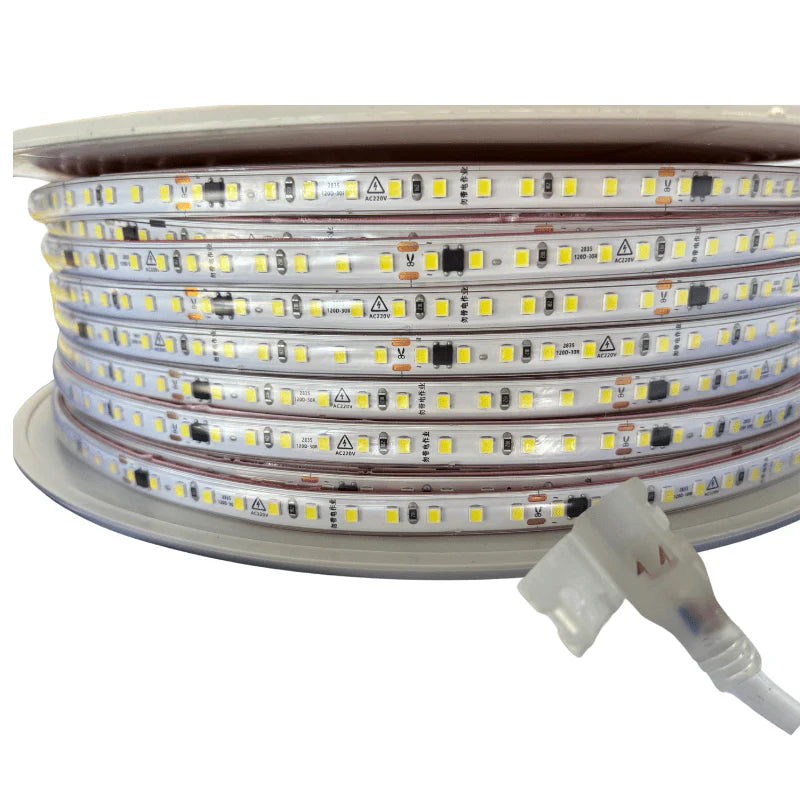 Manguera Led 2835 Unicolor 25 Metros Impermeable Luz Led Color de la luz Blanco cálido