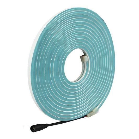 Neon  Flex 5 mts azul ice + eliminador 2 amp